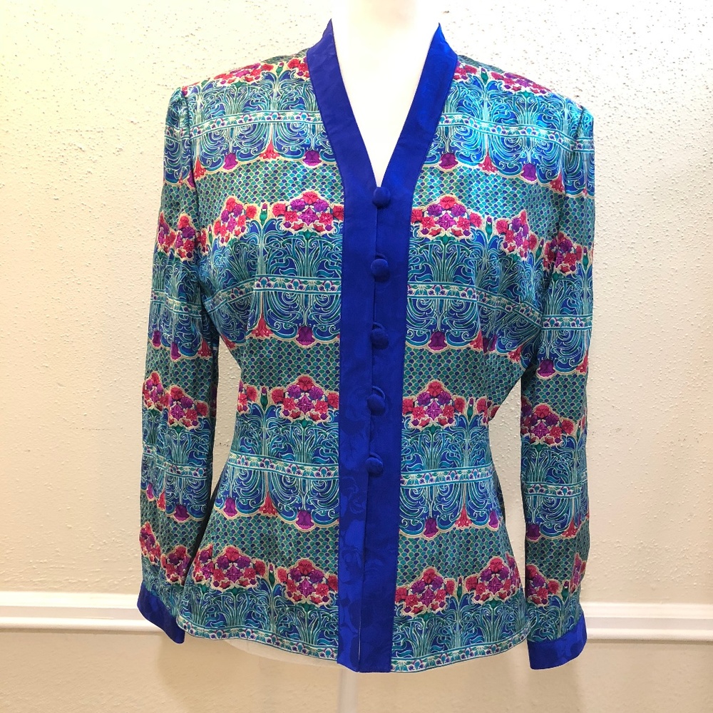 Adrianna Papell Silk Cardigan/ Coat Sz 6